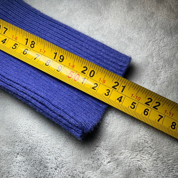 Eddie Bauer Women's Purple Quarter Zip Textured Knit Sweater Mock Neck Size Med - Picture 6 of 9